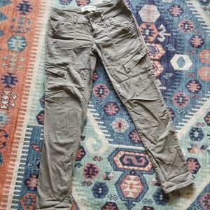 Army Green Skinny Cargo pants